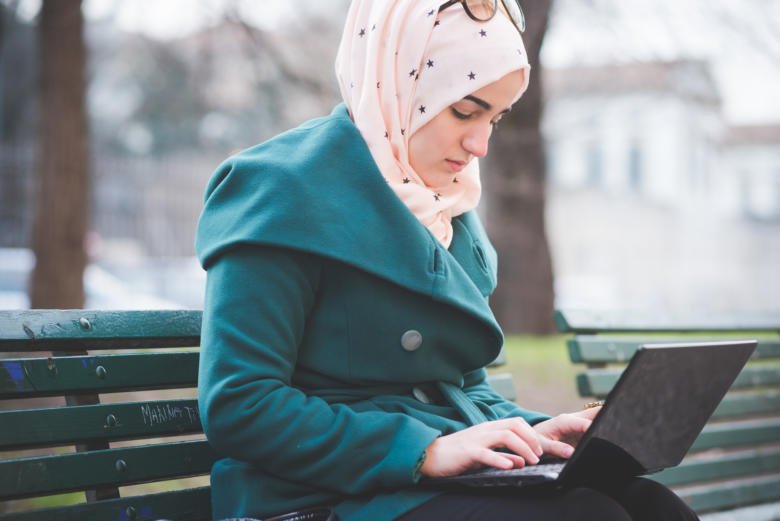 Woman Laptop