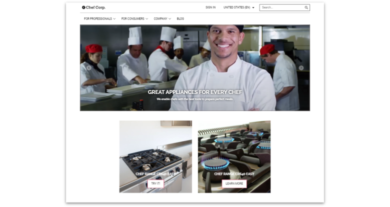 Screenshot Chefs Corp