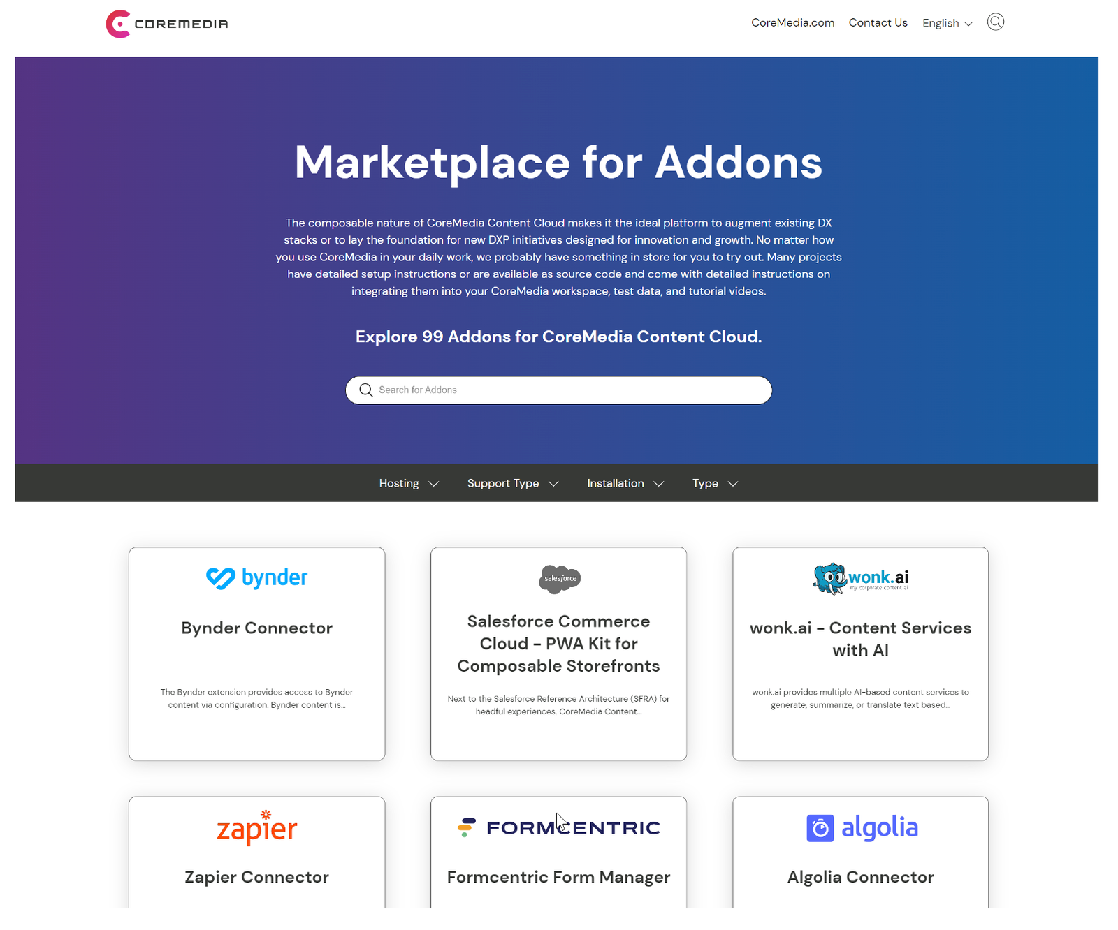 Marketplace für Addons 2